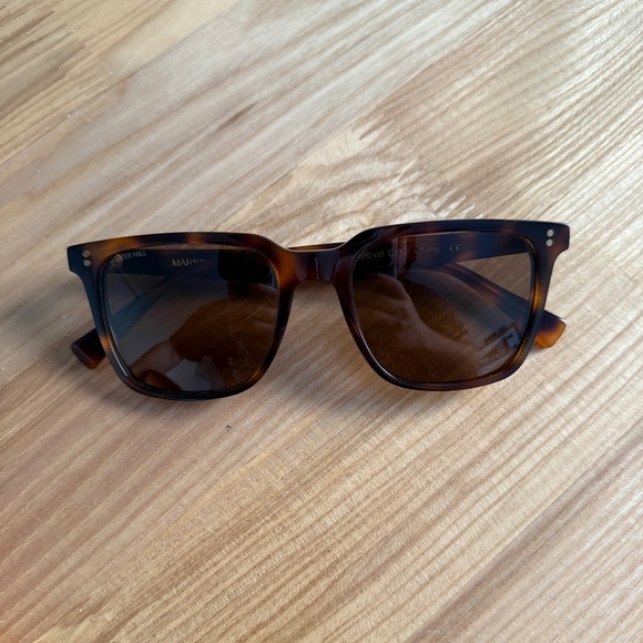 Walter Hill MARSON Polarized Sunglasses Unisex Tortoise Shell RARE - UNISEX - Picture 1 of 7